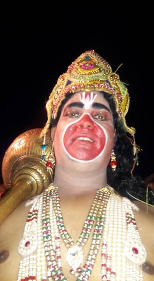 Playing Hanuman brought ease to his life and softened his speech.