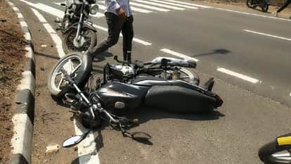 Speed wreaks havoc: Container hits bike on NH-44, mother and daughter killed, father injured