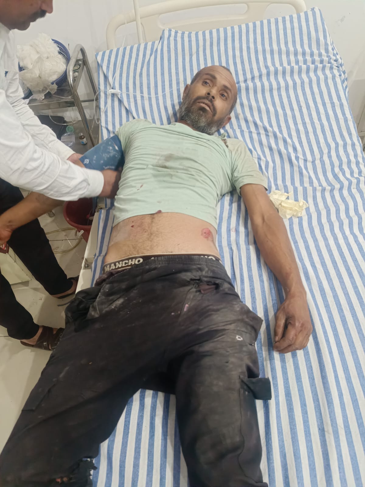 Young man injured in collision with unknown car