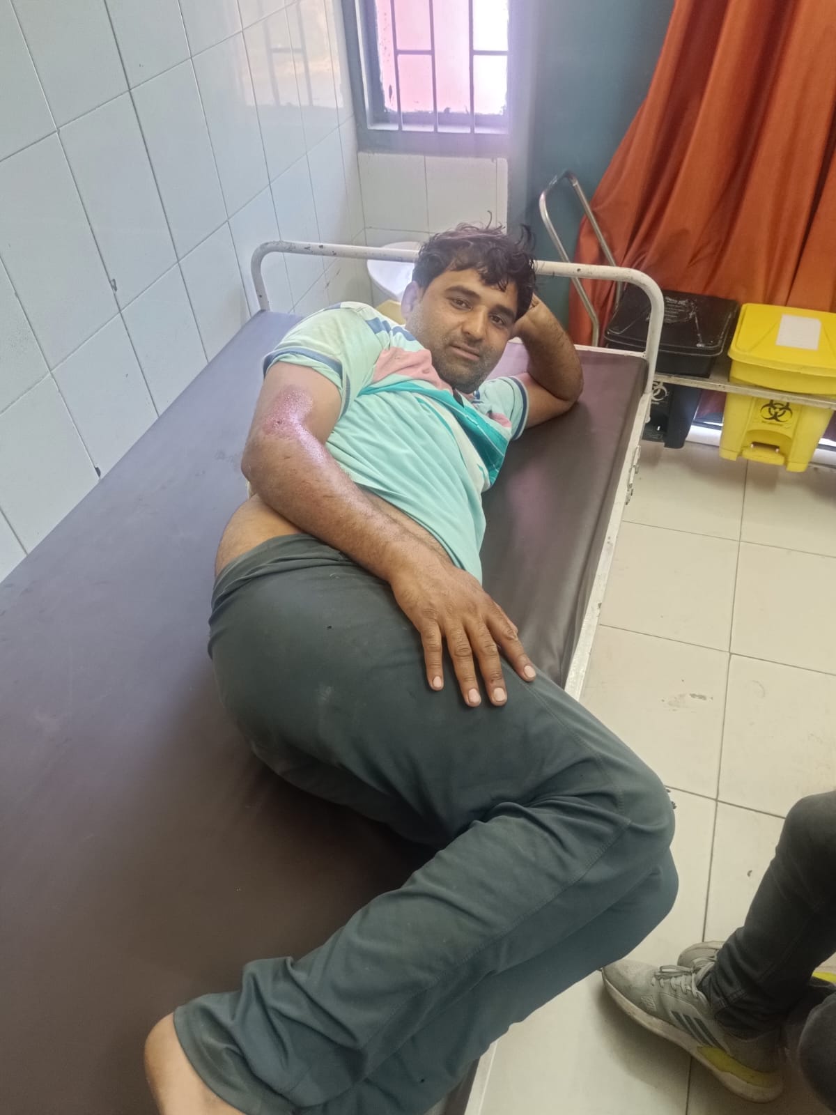 Two youths injured in truck collision