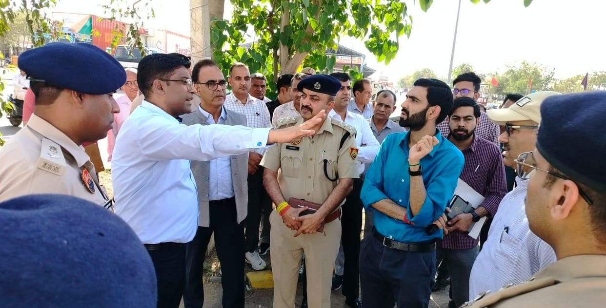 MLA and DC Inspect Venue of Chief Minister's 'Thank You' Rally
