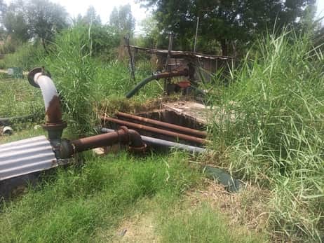 17-एमडीयू का बंद पड़ा एसटीपी।  अमर उजाला