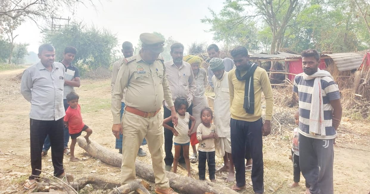 A leopard killed a calf in Gauridas Purwa