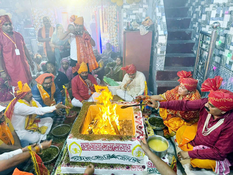 Sankatmochan Worshipped; Community Feasts Held Alongside Birth Anniversary Celebrations