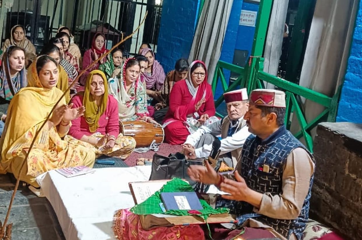 Sunder Kand recitation in Sita Ram Temple