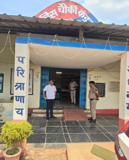 DIG Ramakrishna Sahu inspected rural areas of Bemetara