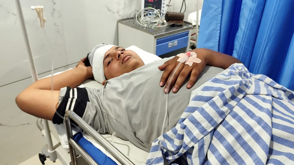 Bike rider's father dies, son injured in tractor collision