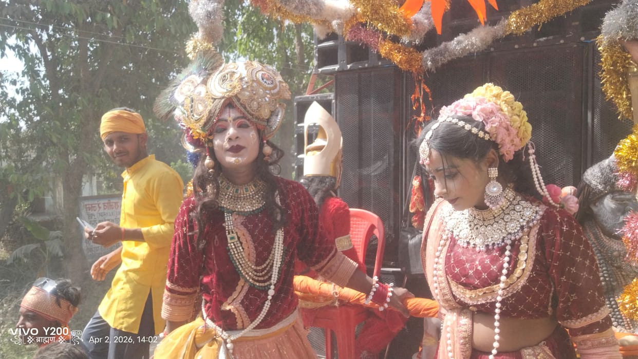 The Shatachandi Mahayajna begins with a Kalash Yatra.