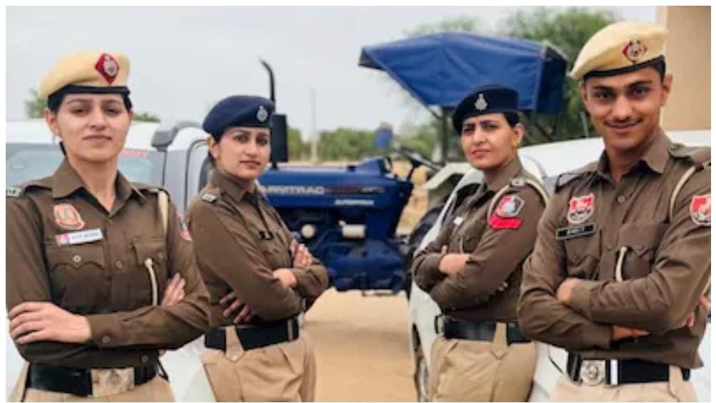 Four siblings from village Sandwa became police constables.