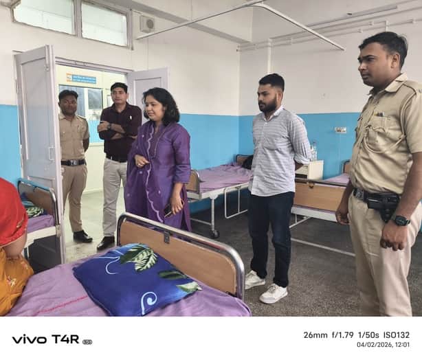 जिला विधिक सेवा प्राधिकरण की सचिव डॉ. इरम हसन ने सिविल अस्पताल में नशा मुक्ति केंद्र का निरीक्ष