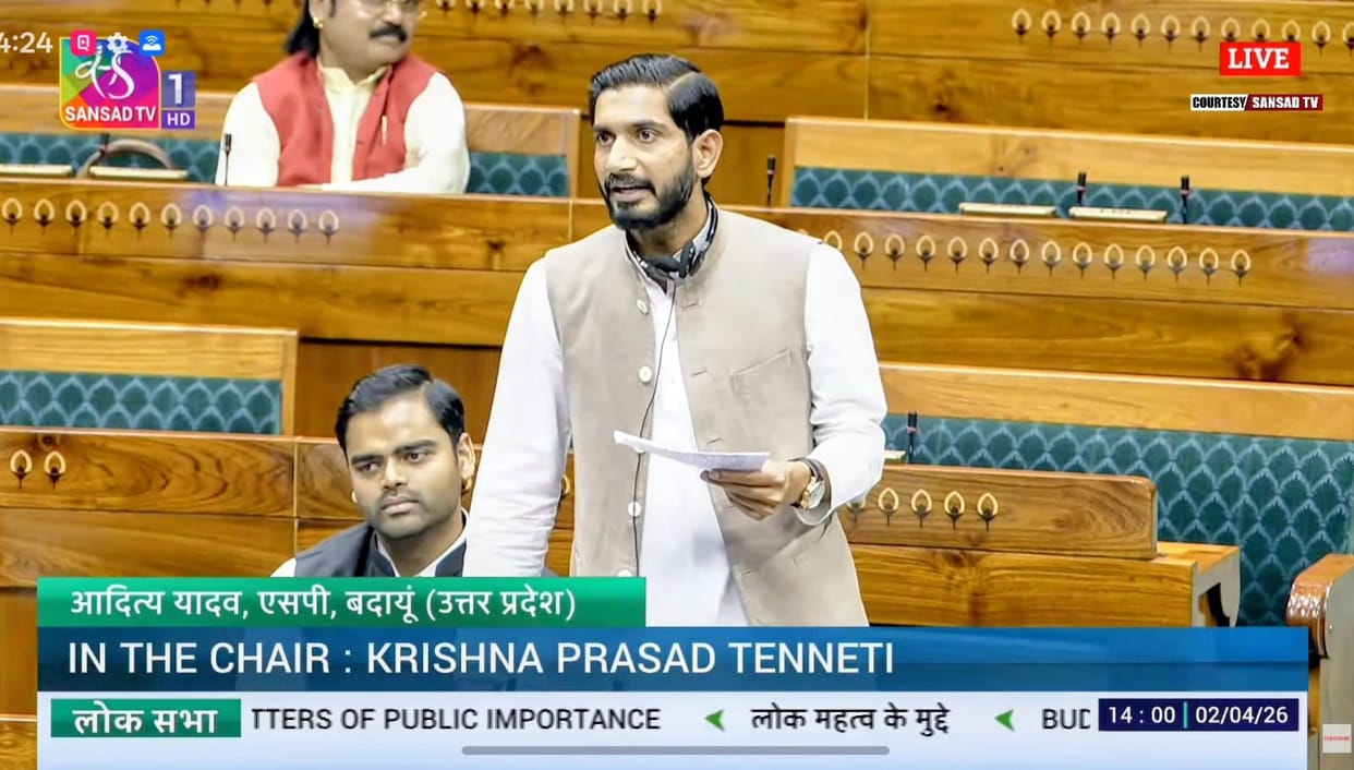 MP Raises Issue of Constructing 100-km New Rail Line in Badaun in Lok Sabha