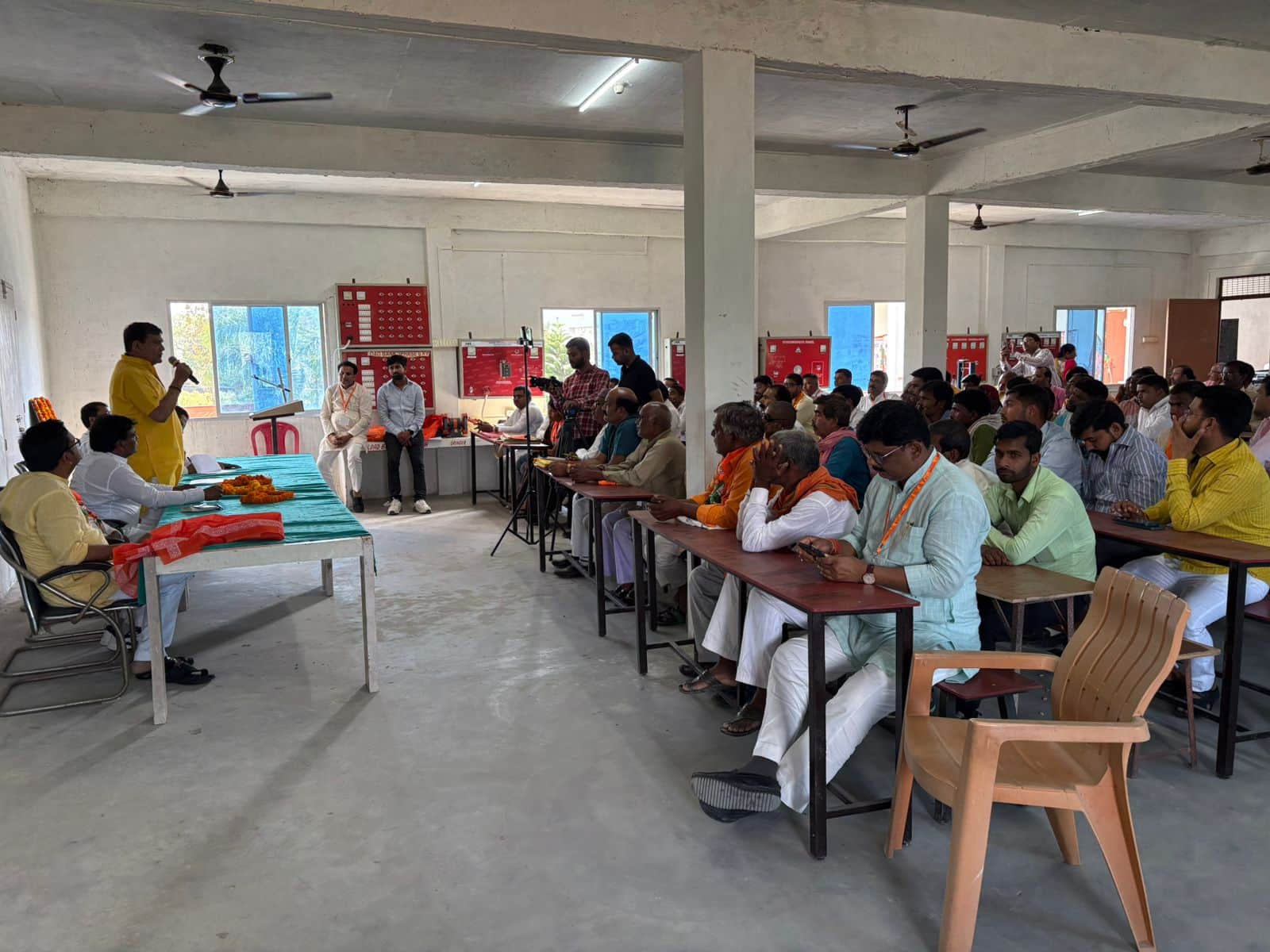 मधुबन में पंडित दीनदयाल उपाध्याय प्रशिक्षण कार्यक्रम के समापन समारोह को संबोधित करते कैबिनेट म