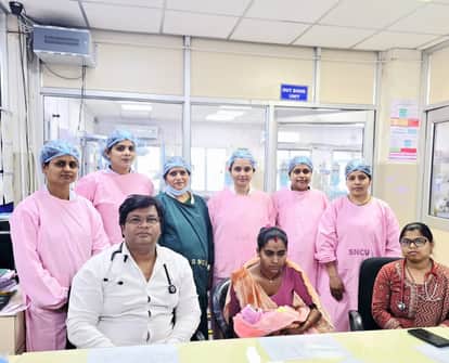 Doctors gave a new lease of life to a 790 gram extremely weak newborn, discharged from SNCU after 70 days