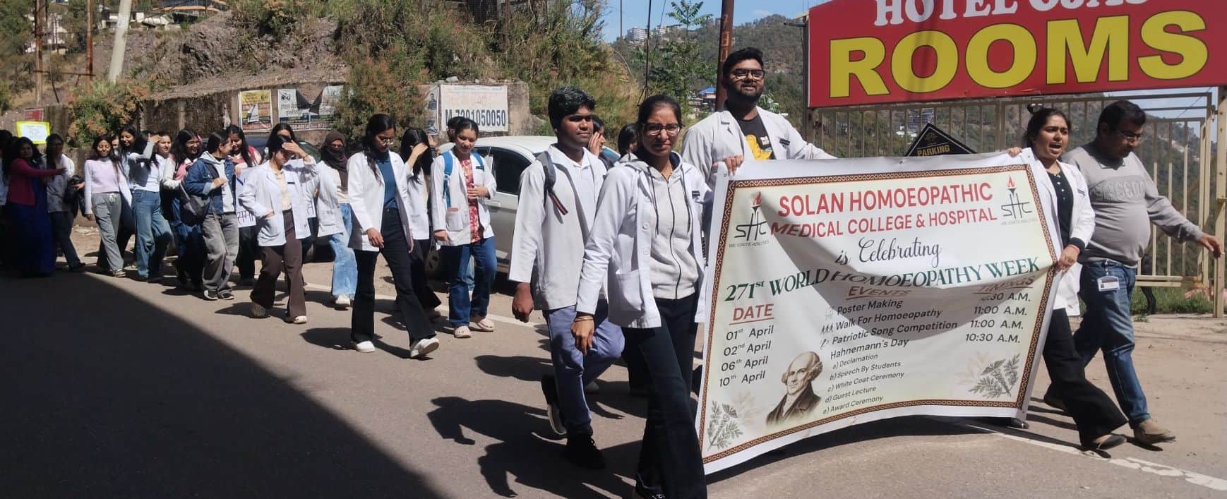 सोलन के होमोपैथिक मेडिकल कॉलेज व अस्पताल की ओर से वीरवार को 271वें विश्व होमोपैथिक सप्ताह के 