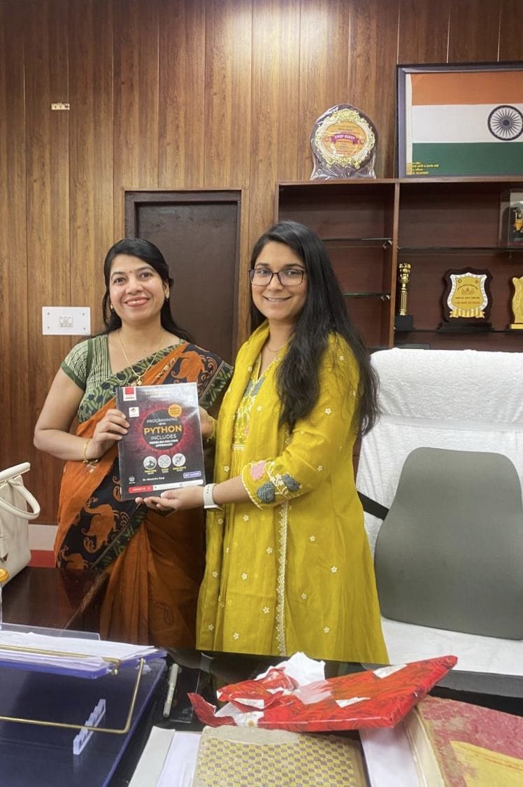 Launch of Dr. Himanshu Garg's 11th Book, *Programming with Python*