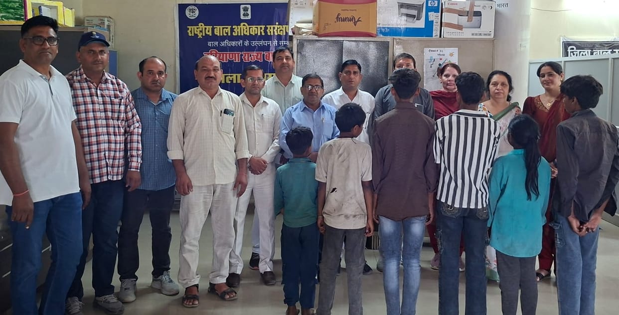 Six children rescued under Operation Muskaan, four handed over to their families and two sent to shelter homes