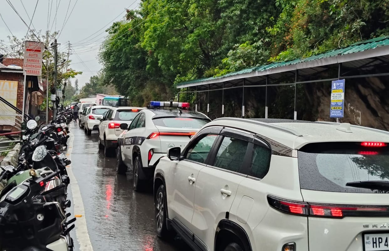 The system was drenched in rain, life kept crawling on the roads.