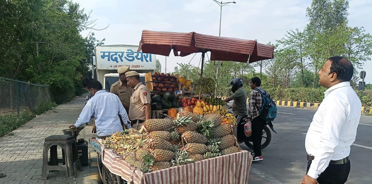 The corporation initiated action... Encroachment removed from a two and a half kilometer stretch of footpath.