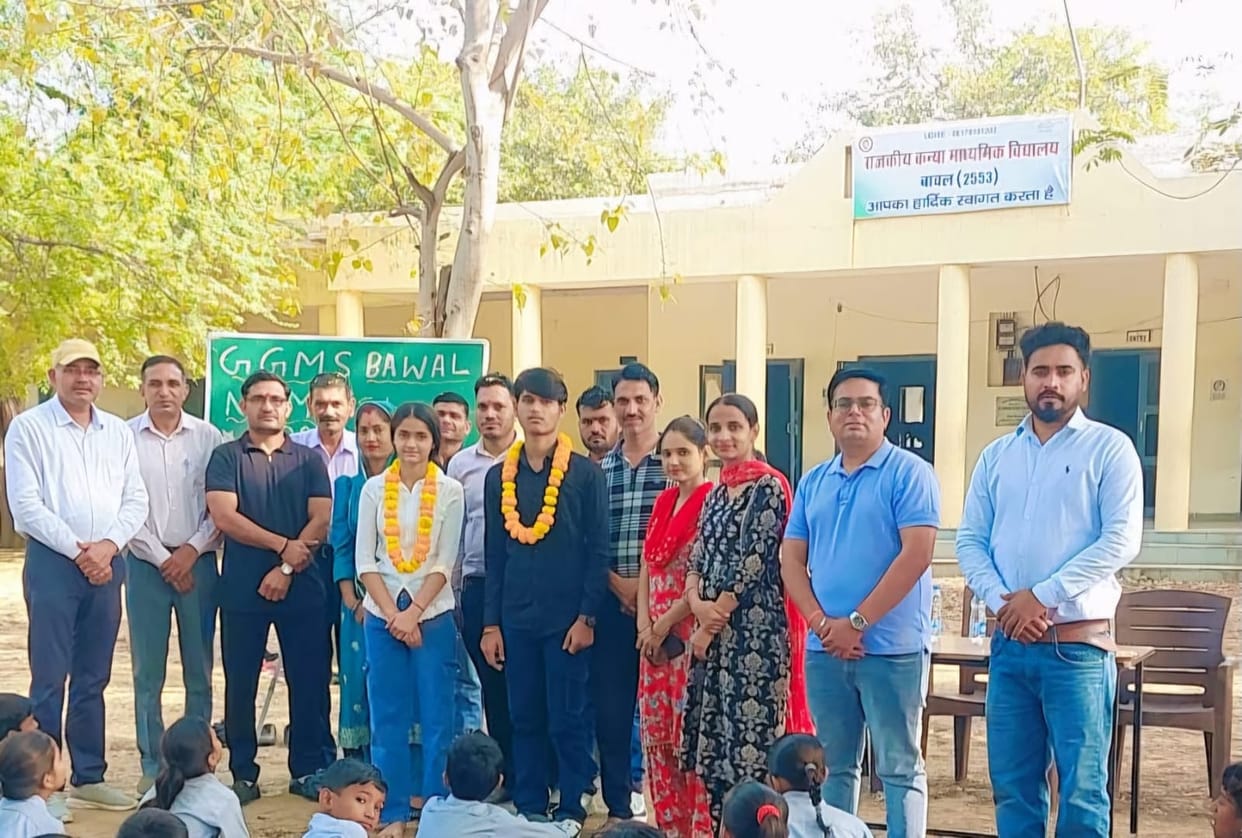 Two students of Bawal school passed the NMMS exam