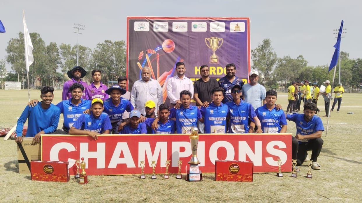 New Heights XI became the winner of Hardoi Heritage Cup