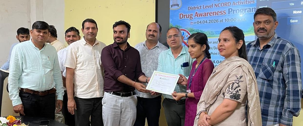 Students delivered a message of awareness regarding protection against drug abuse.