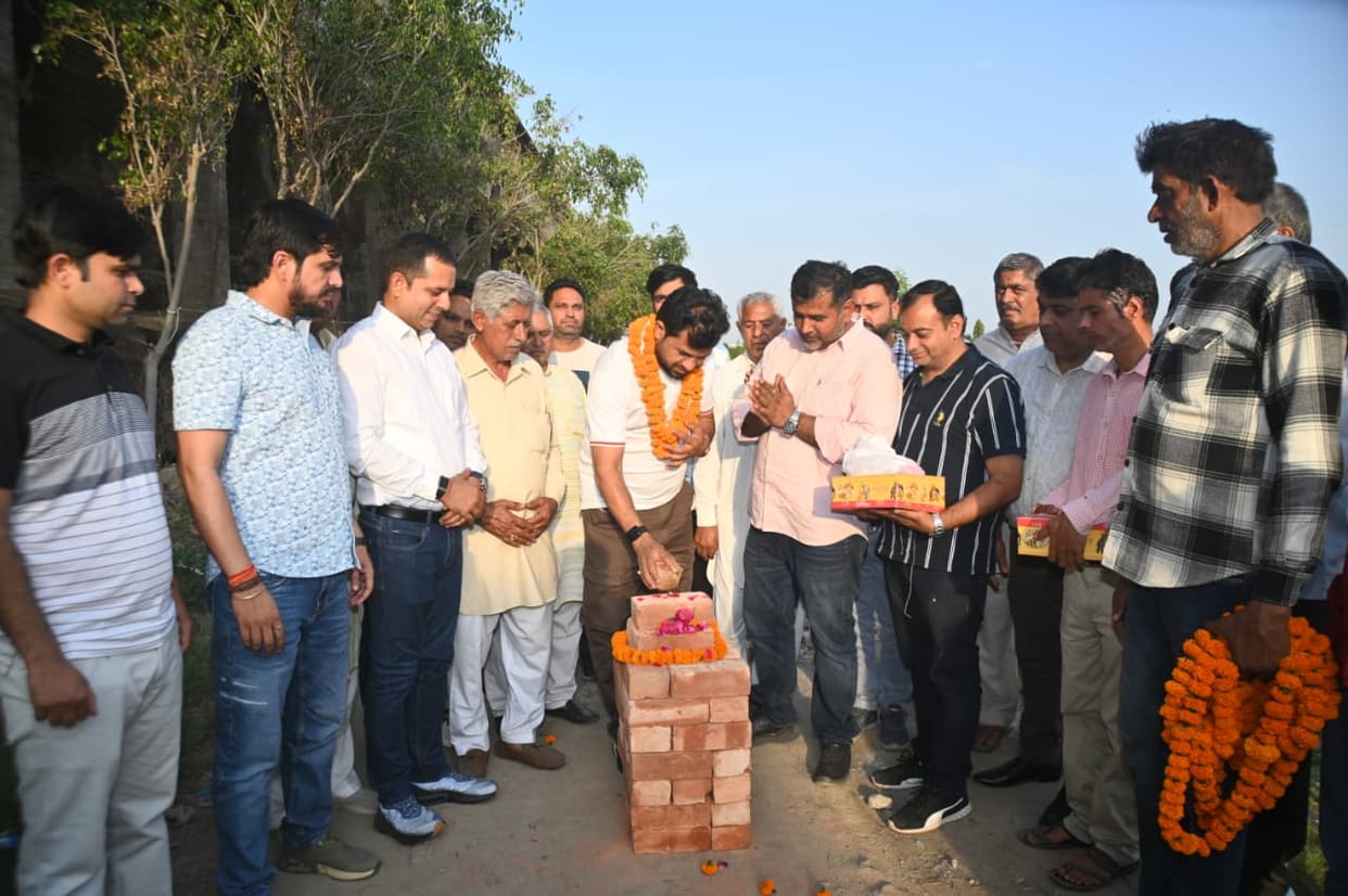 Foundation stone laid for development works costing Rs 9 crore