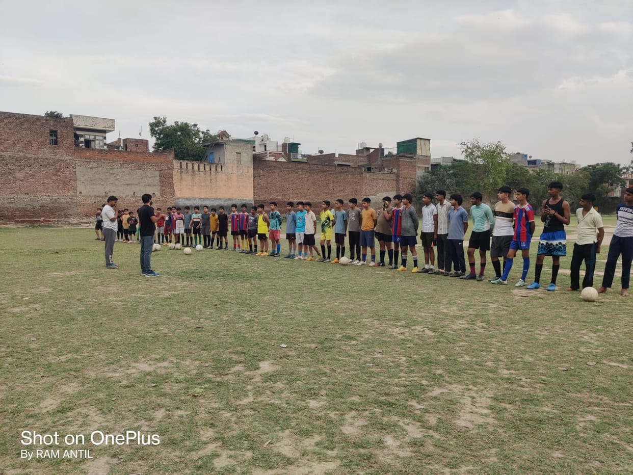 40 players gave trials for the football nursery