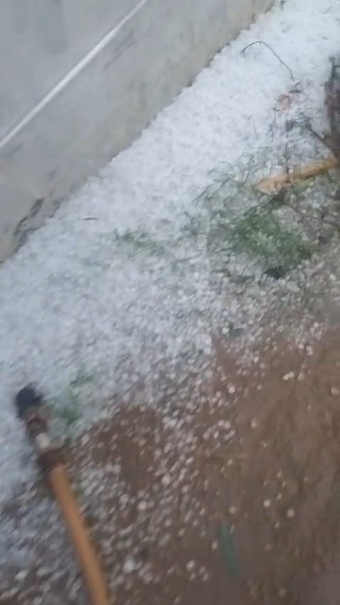 The earth shook, clouds rained...hailstones fell on the hopes of farmers