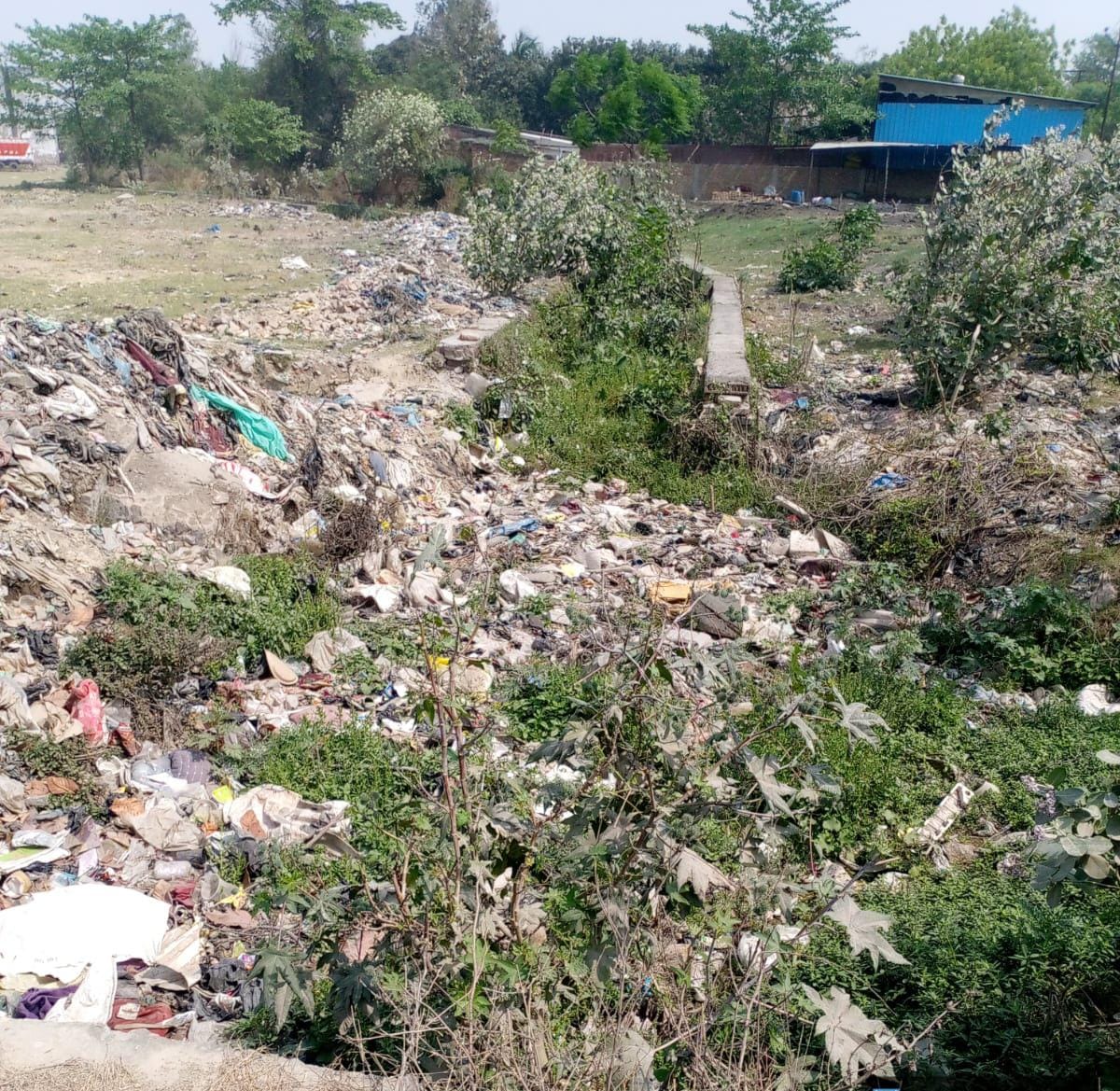 Sant Kabir Nagar News: औद्योगिक क्षेत्र में सफाई व्यवस्था धराशायी