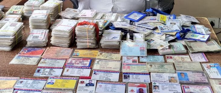 3,000 fake ID cards seized in two years at Gadpuri toll