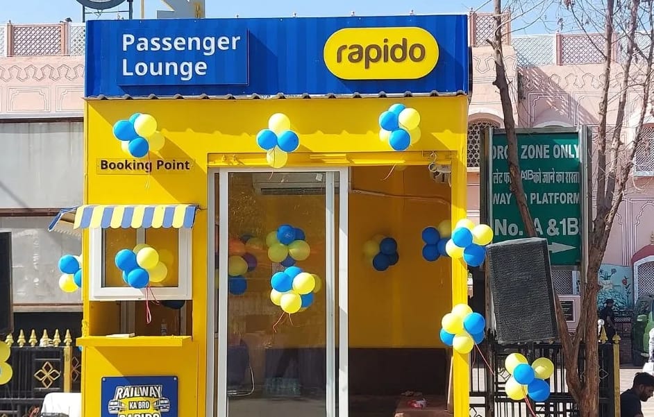 Rapido pickup point and lounge will soon be available at railway junctions