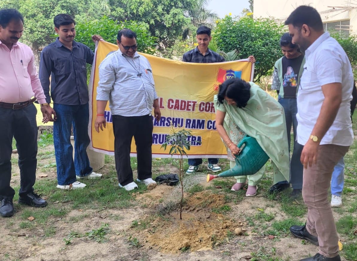 Plantation done in BPR College