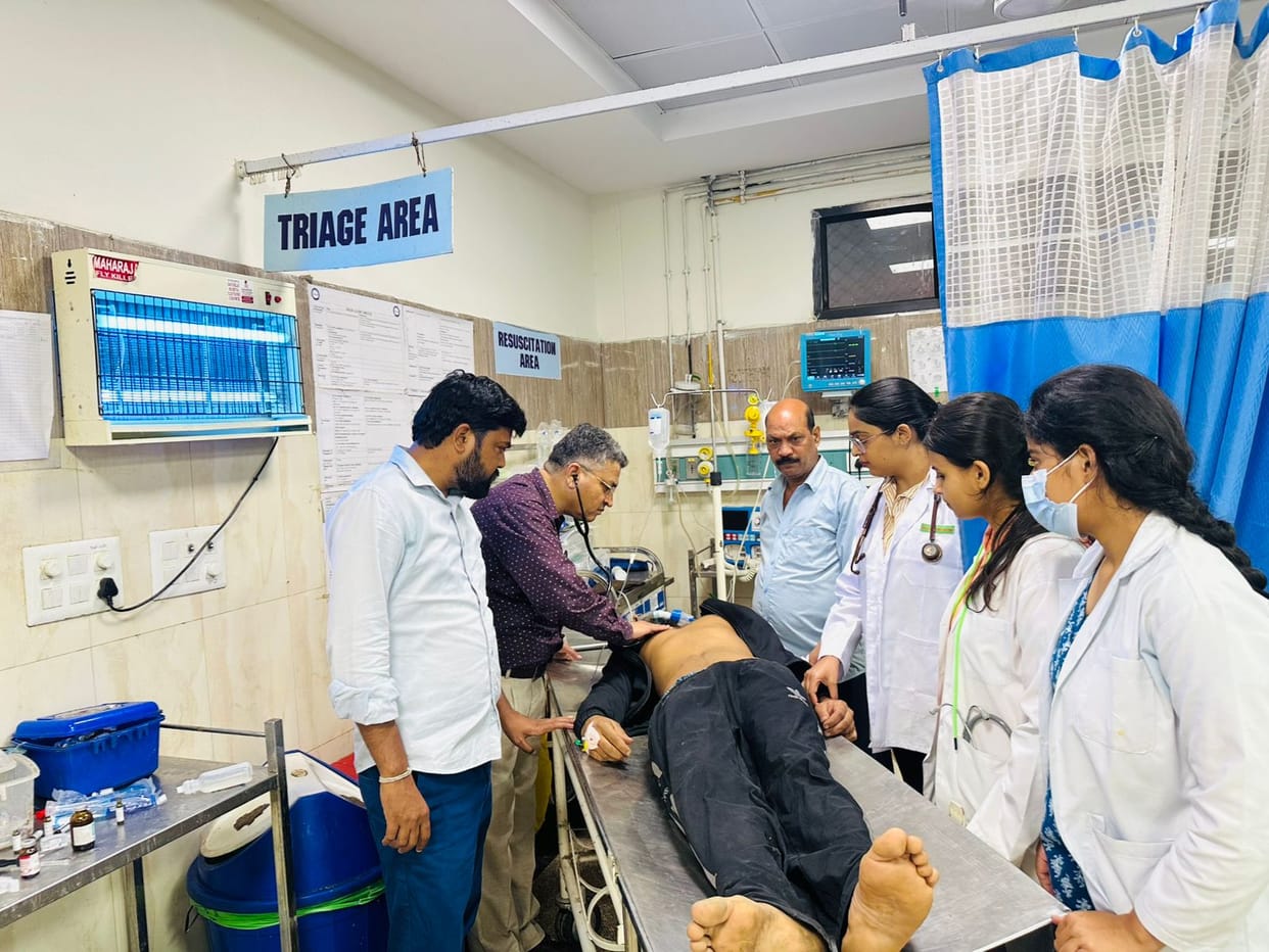 Student found unconscious outside NIT hostel