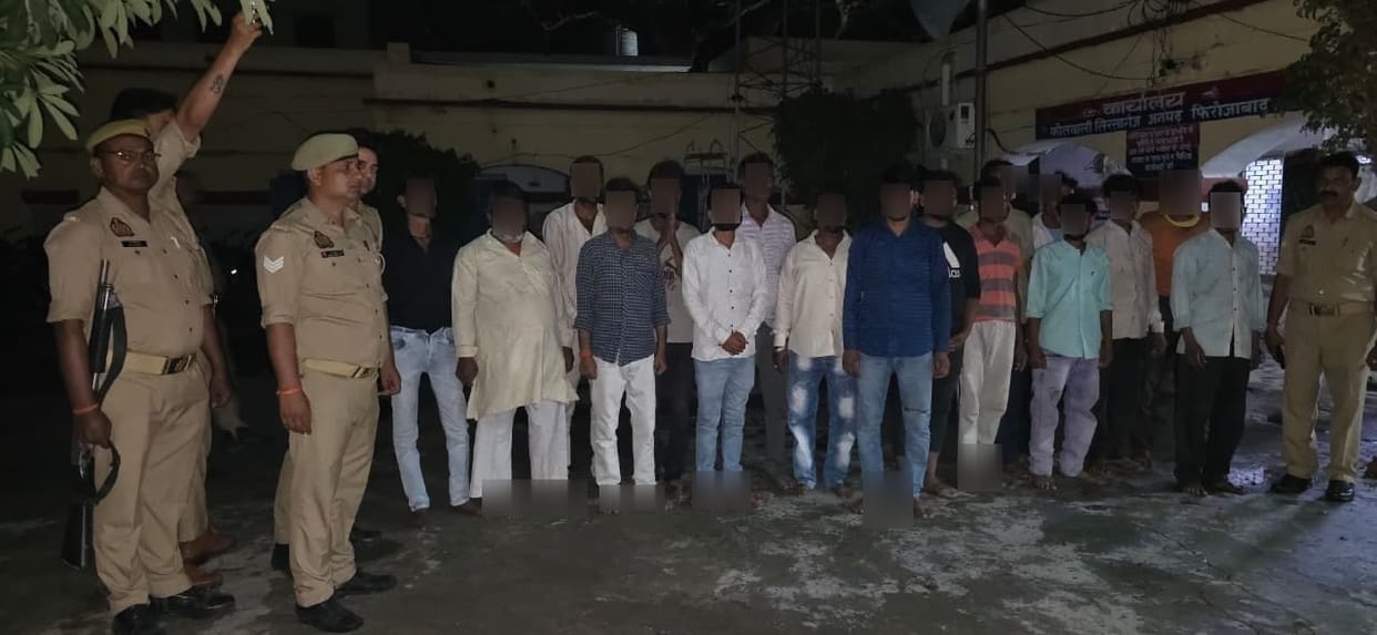 1334 people were detained for drinking alcohol in public, 956 were challaned.