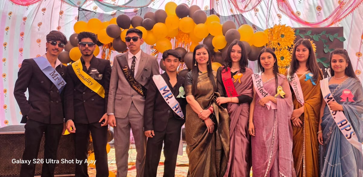 Mandi News: समृद्धि मिस और आदित्य मिस्टर एपीएस बने