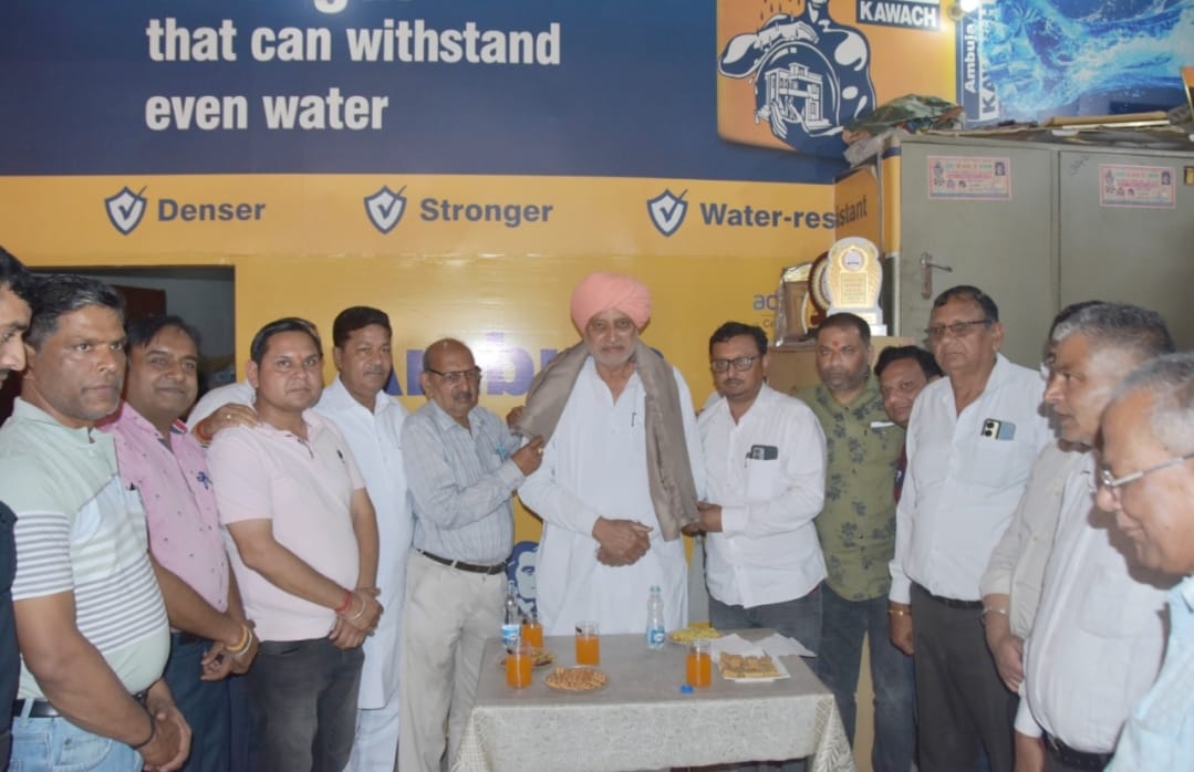 The minister who came to review the wheat procurement was honored.