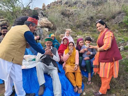 The agitation of villagers in Sanghoi Dhar ended after 125 days.