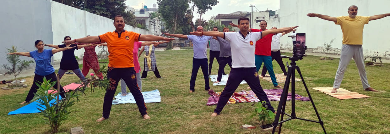 Practiced asana-pranayam