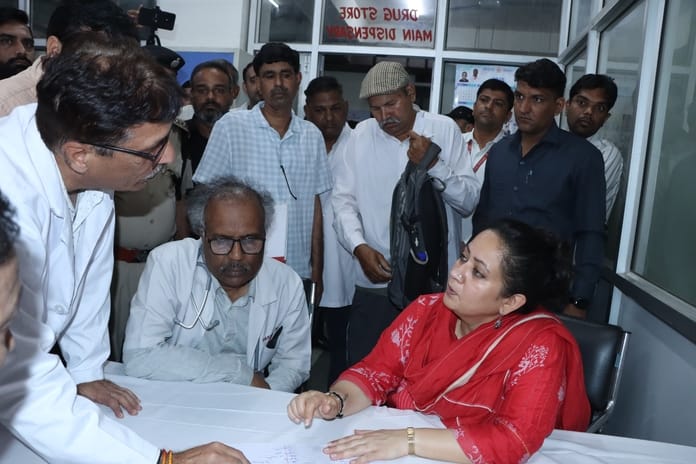 The Health Minister expressed displeasure over the shortage of medicines at PGI, asking why patients were only given 200 out of 540 medicines.