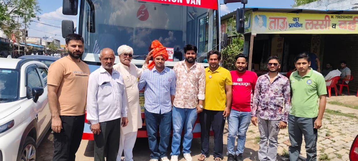 69 units of blood collected at a camp held in Dhandhalan