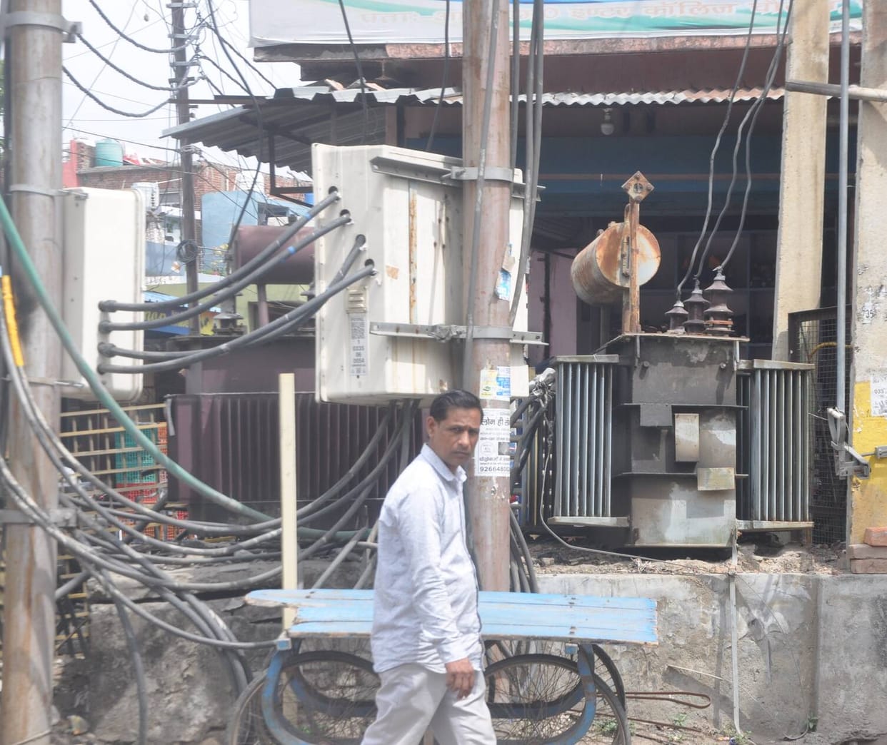 Open transformers, worn wires... danger at every step