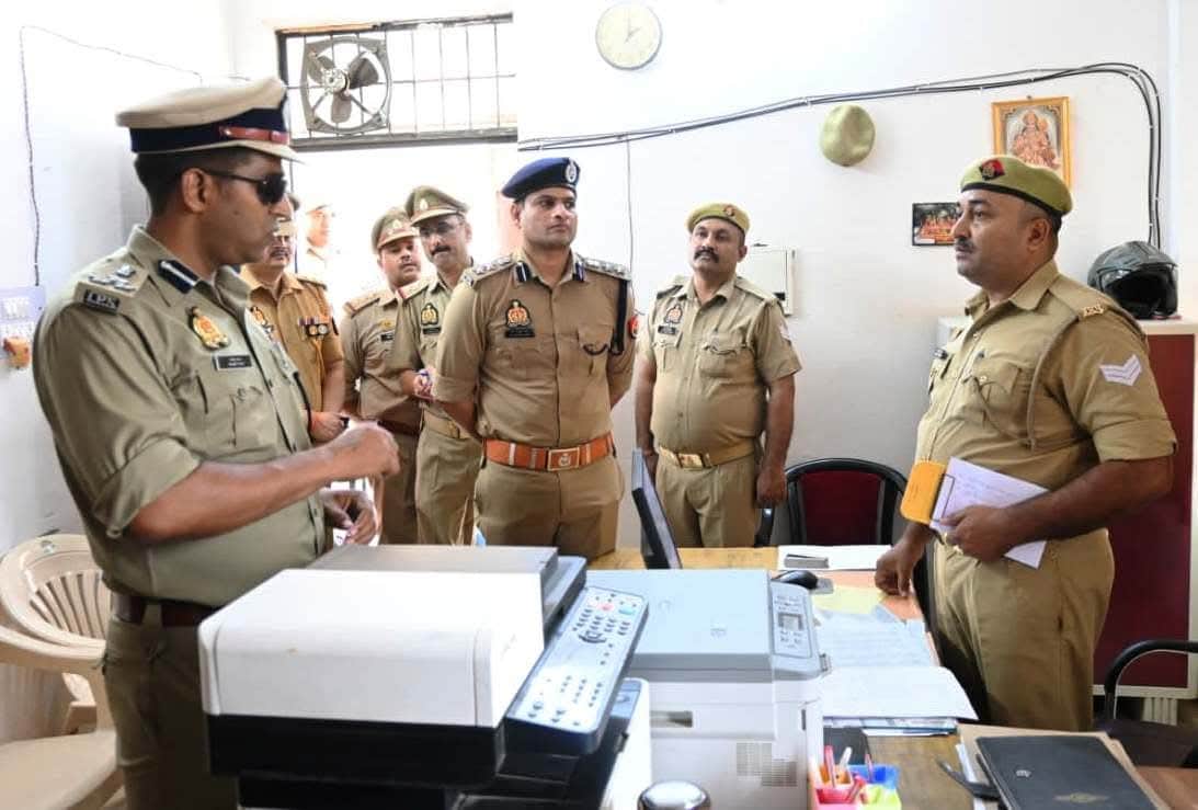 डीआईजी ने सीओ कार्यालय कलवारी का निरीक्षण किया-स्रोत पुलिस