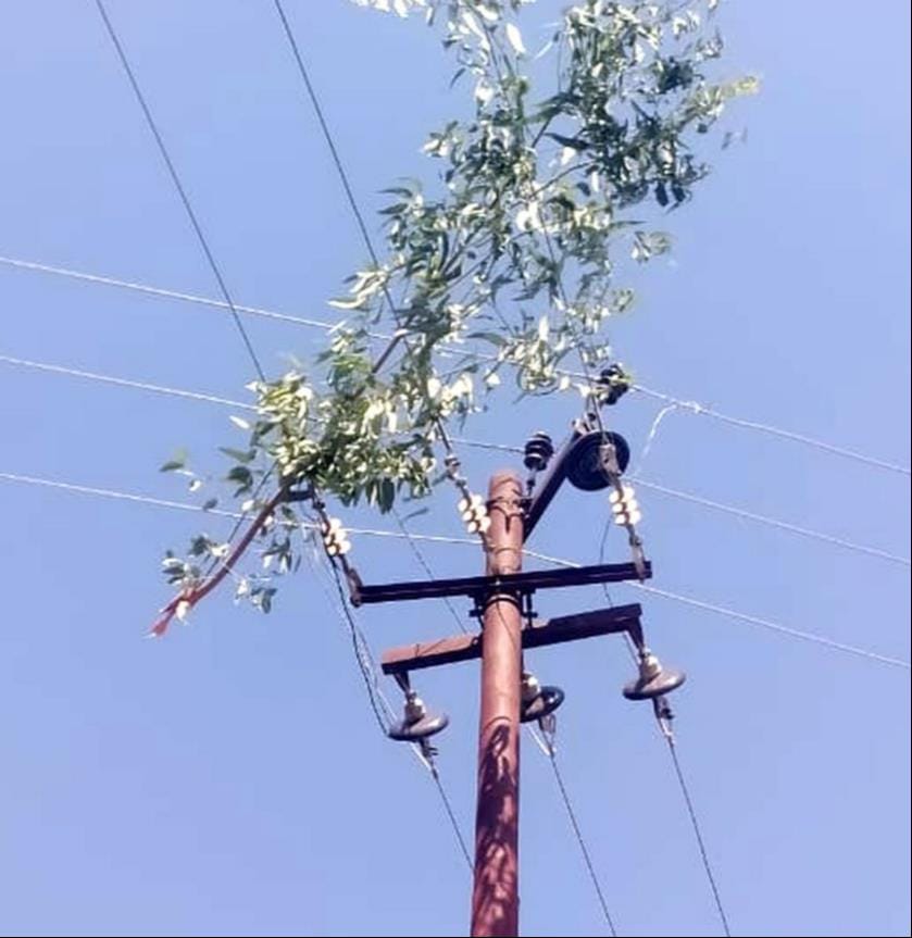 Storm and rain destroyed power supply, power supply remained shut for 20 hours in many areas