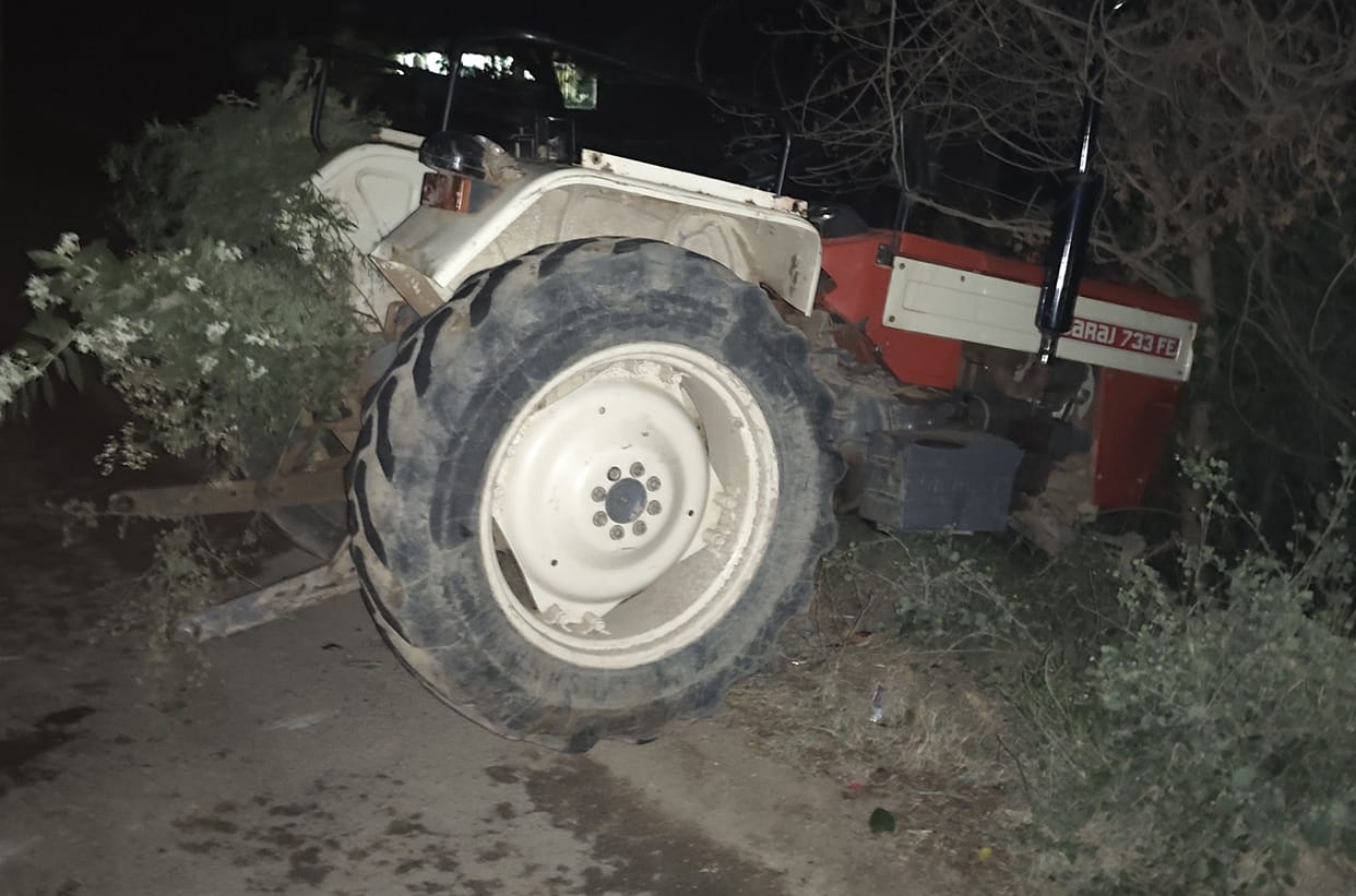 Girl dies after being hit by tractor; grandmother and brother critically injured.