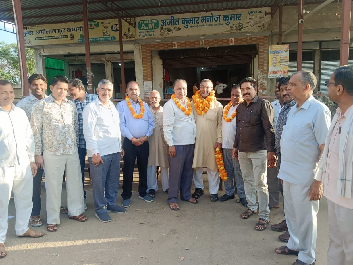 Ajit Becomes President of the New Vegetable Market Commission Agents' Association