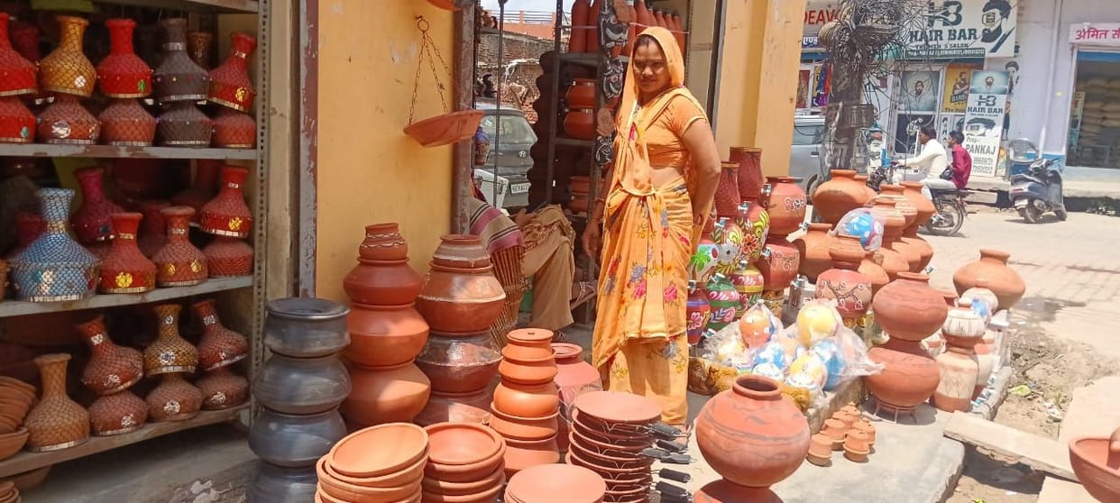 mahendragarh summer birds water pots increase sales awareness haryana