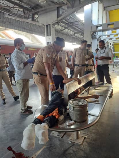 Man loses both legs after jumping off moving train, critical