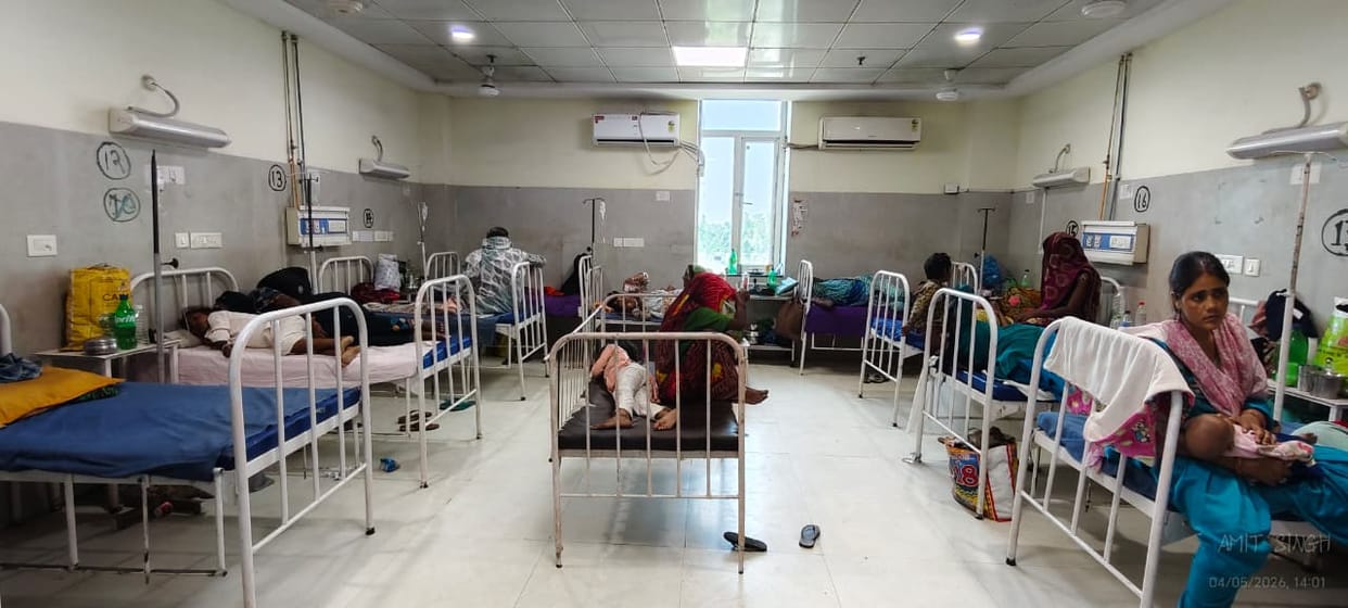 Pneumonia and fever patients increased as the weather changed, 19 children were admitted