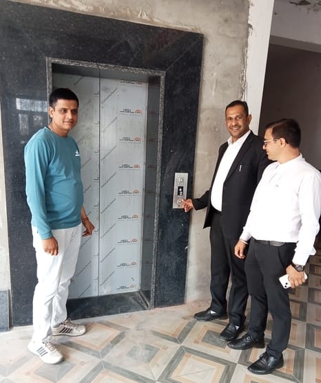 Lift commissioned in District Court Advocate Chambers at a cost of Rs 16 lakh, ending a wait of one and a half decade