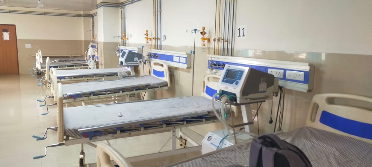 Many ventilators broke down without being used.